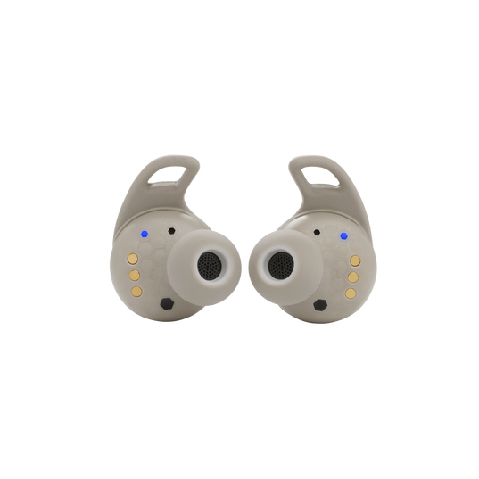 JBL Reflect Flow Pro - White - Waterproof true wireless Noise Cancelling active sport earbuds - Back